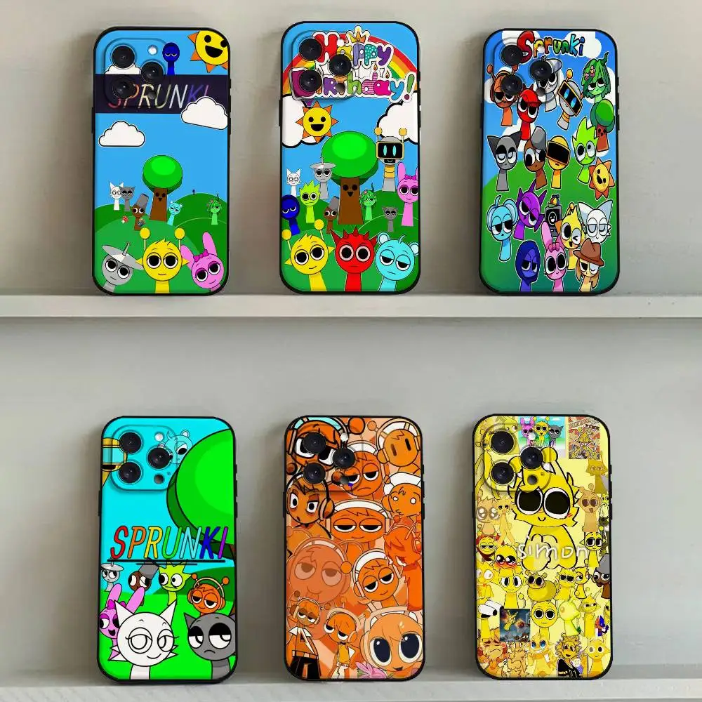 Phone Cases Quirky - Casing Ponsel Kartun Lucu Sprunki Untuk
