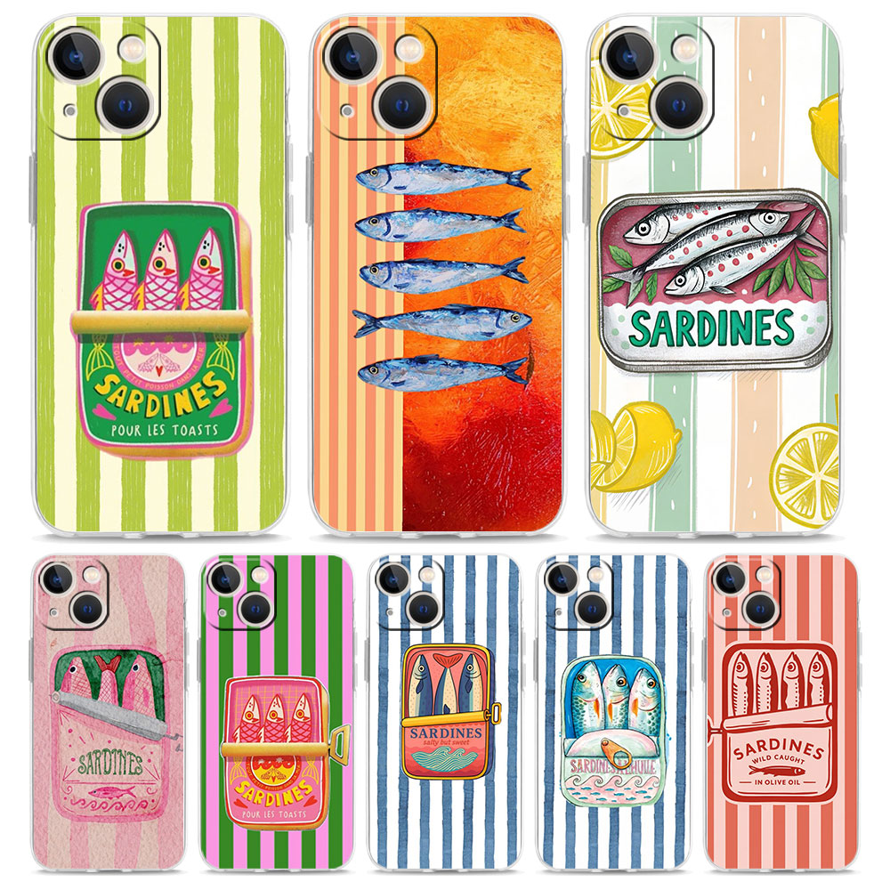 Phone Cases Quirky - Casing HP Transparan TPU Lembut untuk