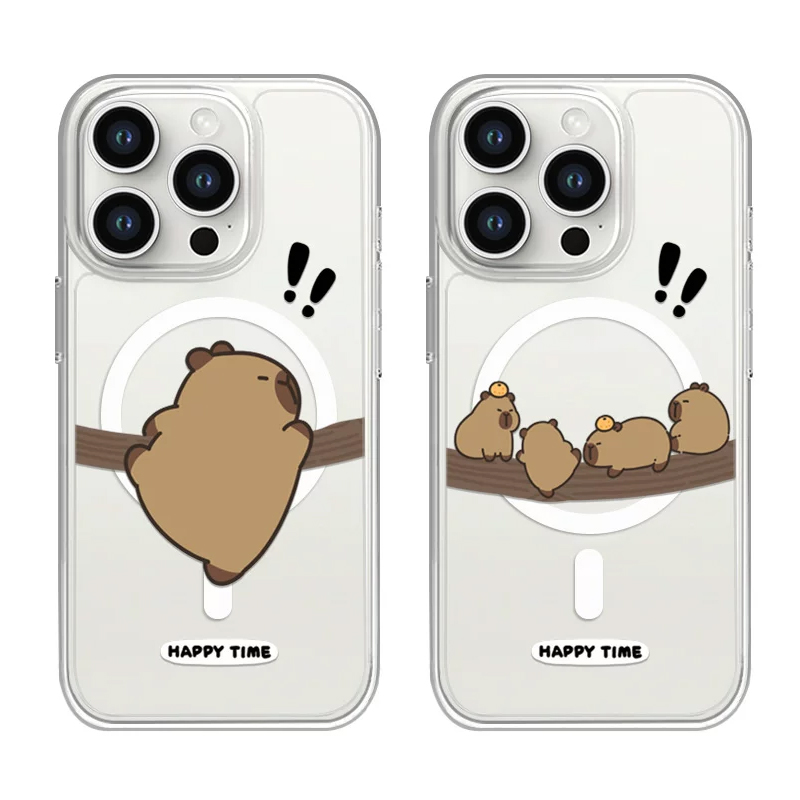 Phone Cases Quirky - Pasangan Capibara Lucu dan Imut yang
