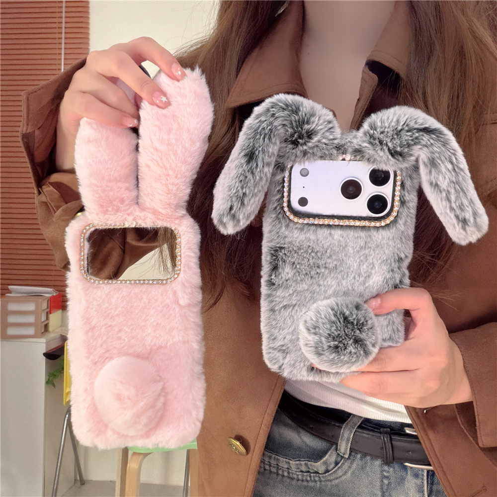 Phone Cases Quirky - Casing Pelindung Kelinci Lucu 3D dengan