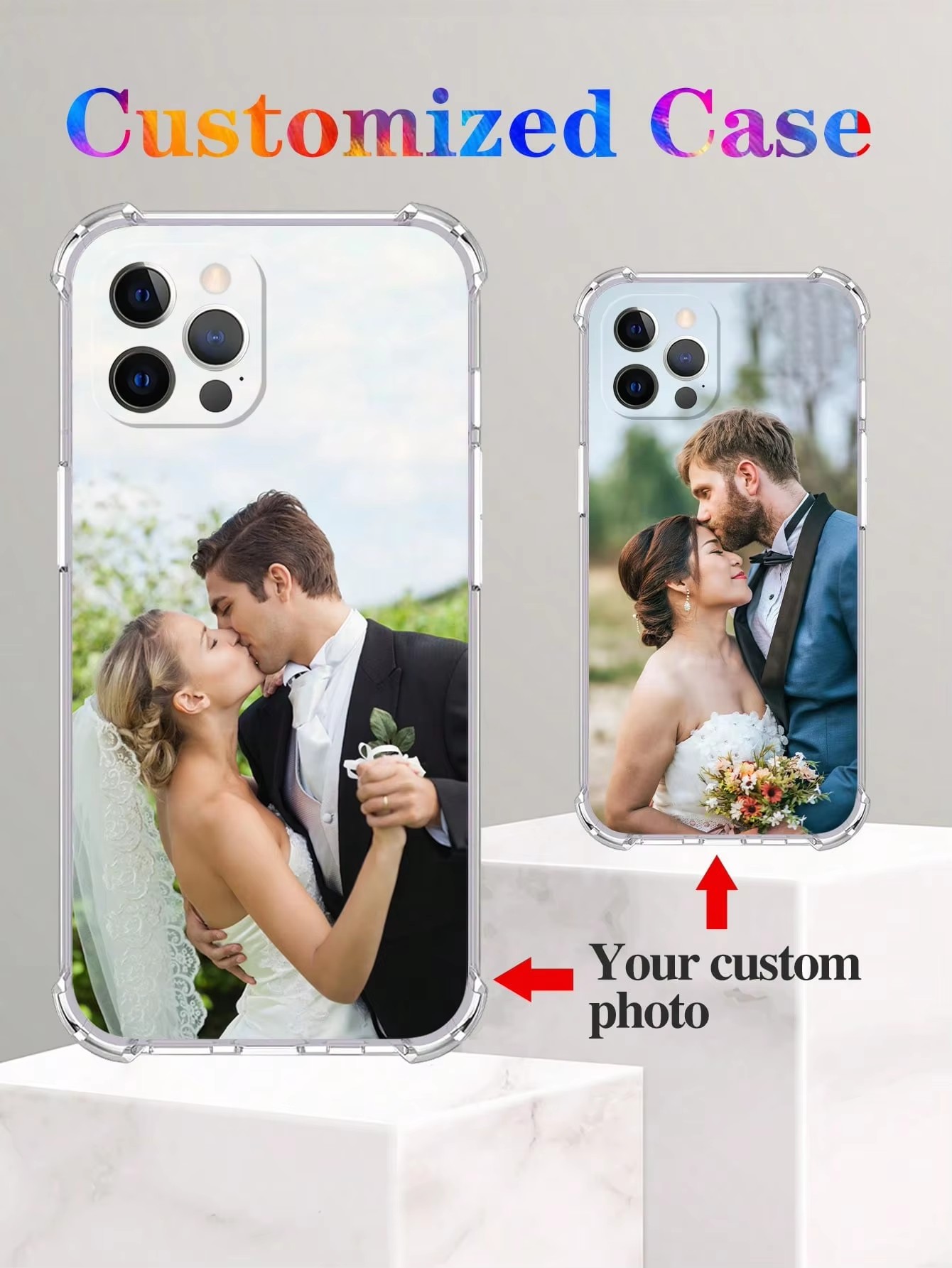 Phone Cases With Pictures - Casing Anti Benturan Transparan Untuk iPhone
