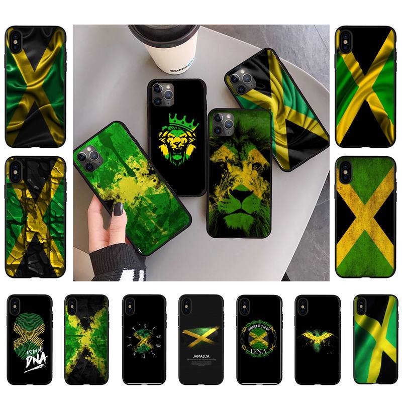 Phone Cases Jamaica - Casing Ponsel Bendera Nasional Jamaika Retro