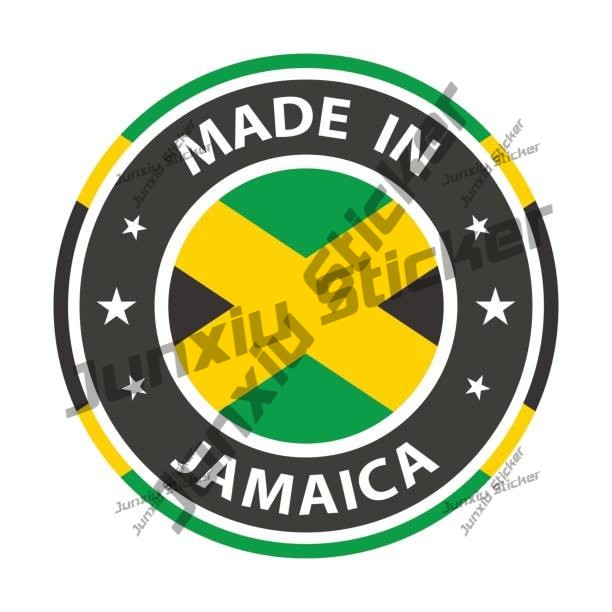 Phone Cases Jamaica - Dibuat di Jamaika, Stiker Dekorasi Eksterior