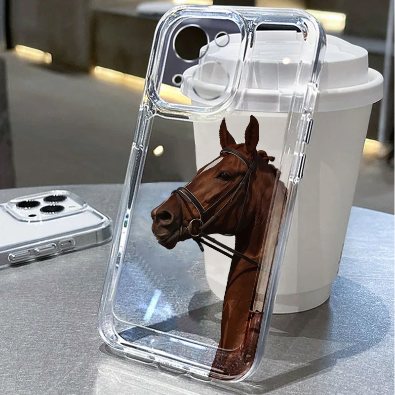 Phone Cases Horse - Casing Handphone Lembut Motif Kuda untuk