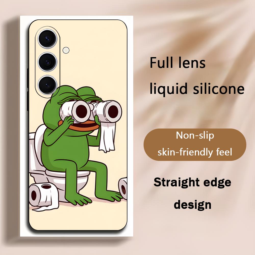 Phone Cases Samsung S25 - Casing Ponsel Keren Gambar Katak Pepe