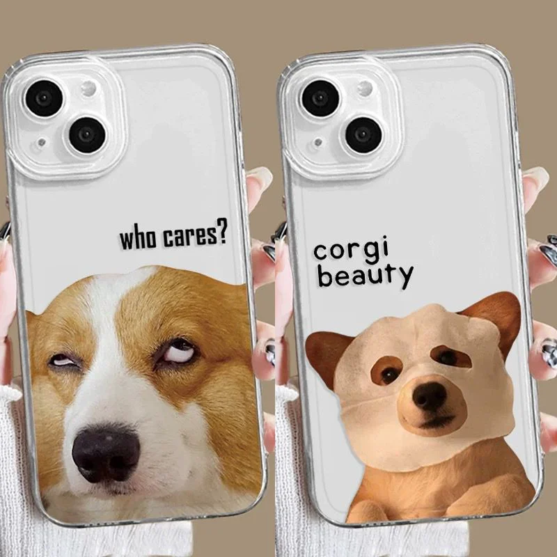 Phone Cases Quirky - Casing Ponsel Anjing Lucu Untuk iPhone