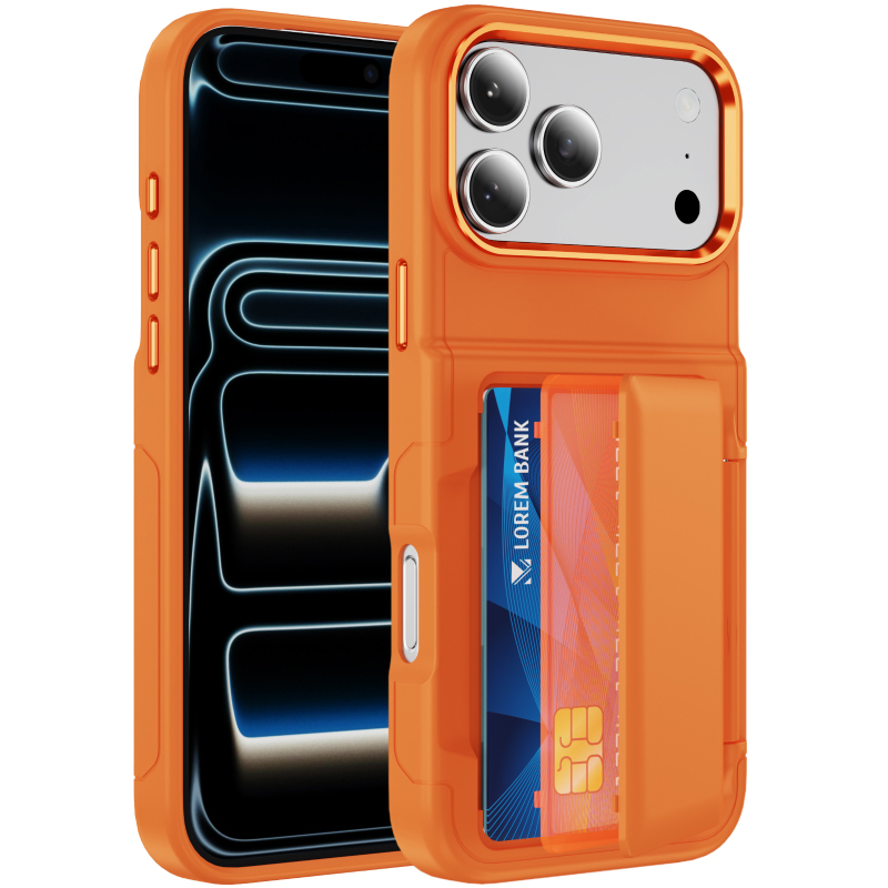 Phone Cases That Hold Cards - Casing HP Anti-Shock Warna Solid Baru