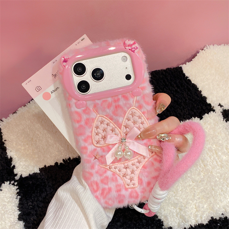 Phone Cases For Iphone 13 - Casing HP Mewah Motif Bikini Leopard