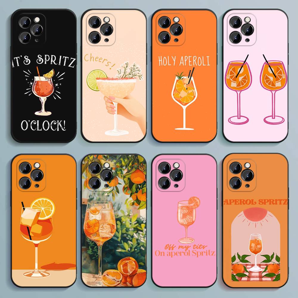 Phone Cases Quirky - Casing Ponsel Aperol Funny Spritz Untuk