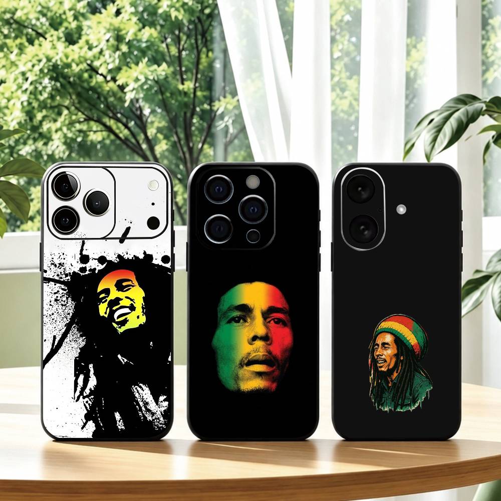 Phone Cases Jamaica - Casing Ponsel J-Jamaica Bob M-Marley Lion