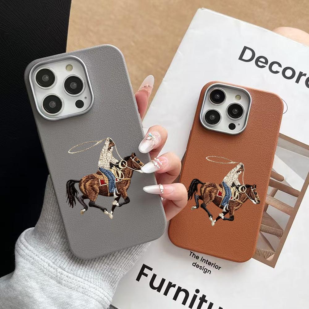 Phone Cases Horse - Casing HP Retro Koboi Menunggang Kuda