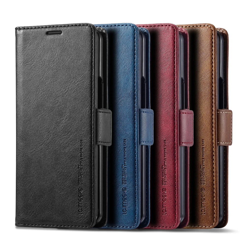 Phone Cases That Hold Cards - Casing Ponsel Dompet Kulit untuk Samsung