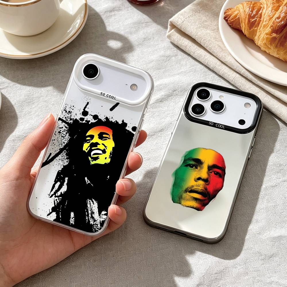 Phone Cases Jamaica - Casing Ponsel J-Jamaica Bob M-Marley Lion