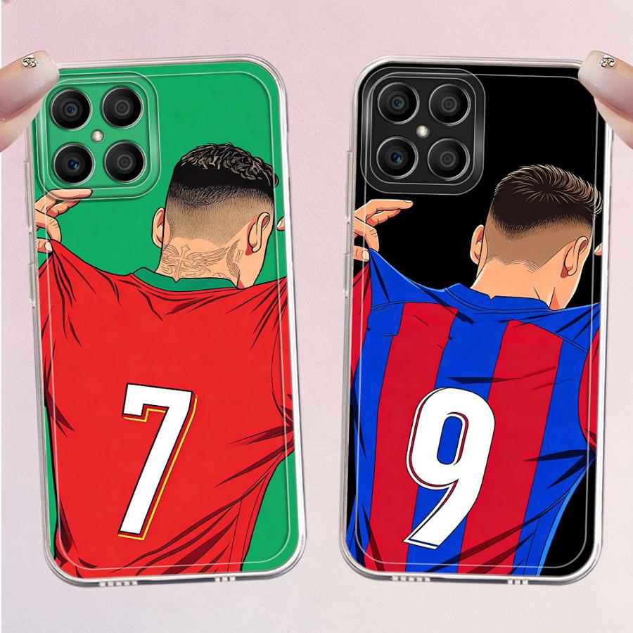 Phone Cases Honor - Casing Nomor Sepak Bola Kartun untuk