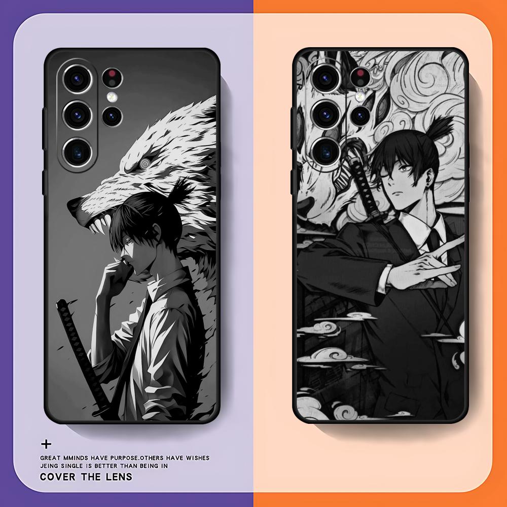 Phone Cases Samsung S25 - Casing Ponsel Chainsaw Man Aki Hayakawa