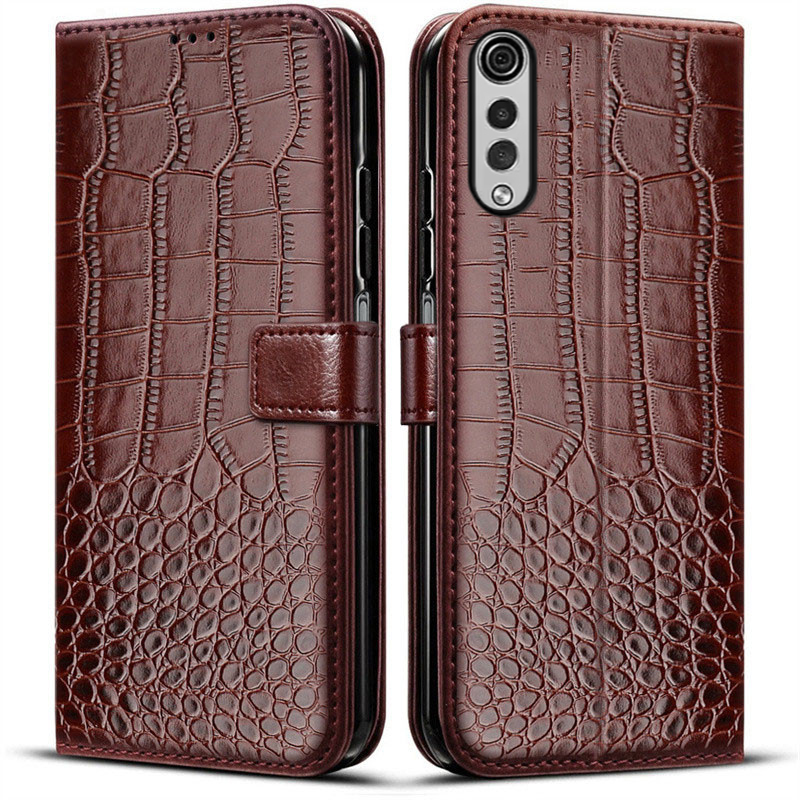 Phone Cases That Hold Cards - Casing Kulit Flip untuk LG Velvet