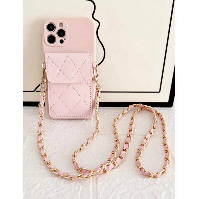 Phone Cases For Iphone 13 - Casing ponsel silikon dengan tali kulit