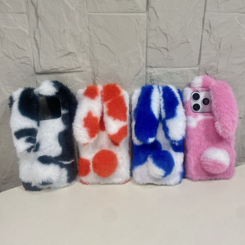 Phone Cases For Iphone 13 - Casing HP Bulu Desain Kelinci Lucu