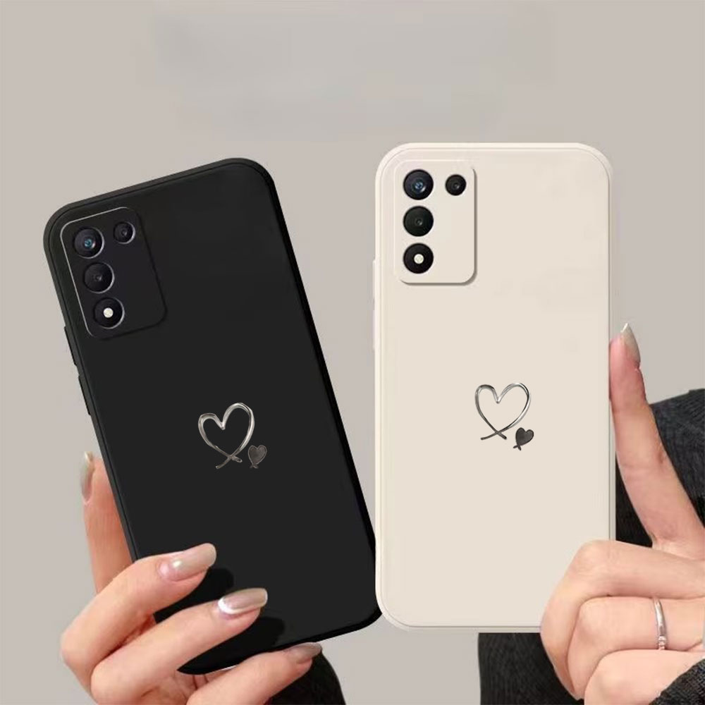 Phone Cases Samsung S25 - Casing Ponsel Anti Jatuh Motif Hati