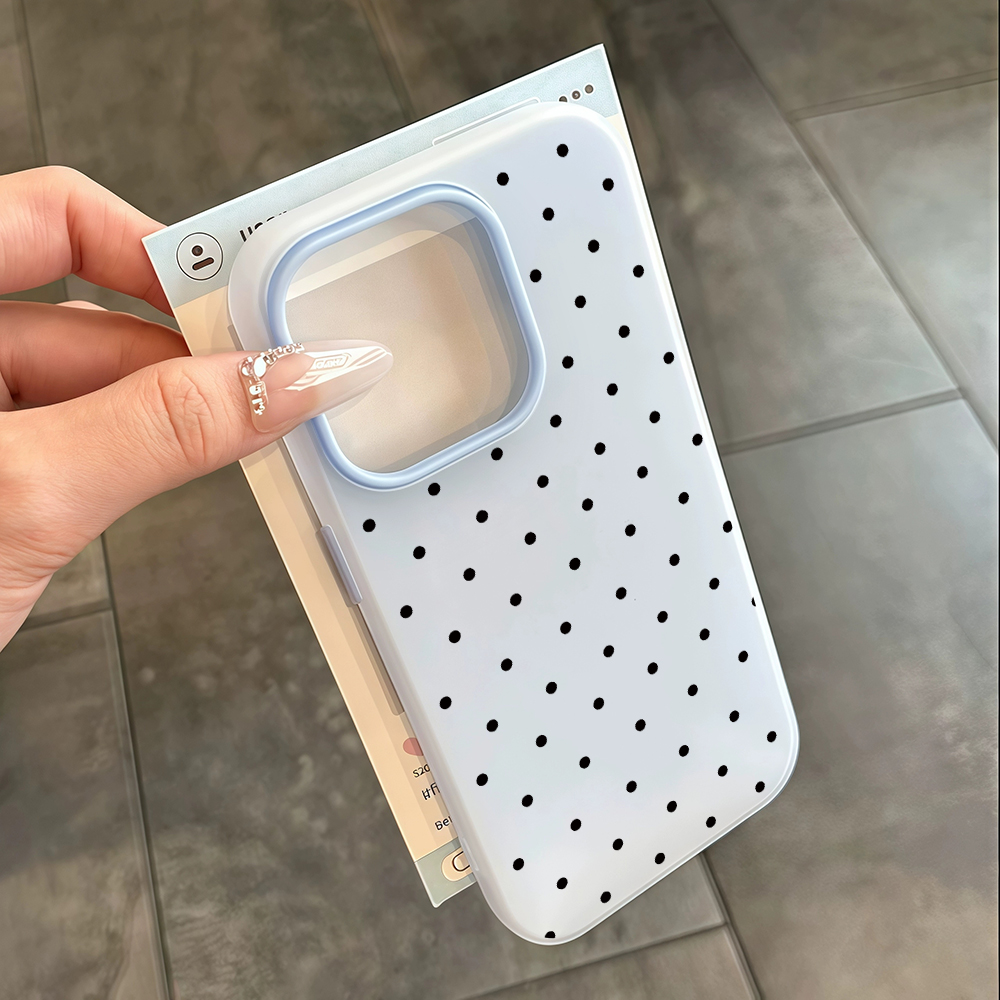 Casing Minimalis Motif Polka D - Phone Cases Samsung S25 ulasan dan harga