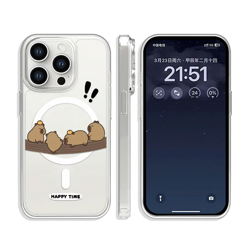 Pasangan Capibara Lucu dan Imu - Phone Cases Quirky ulasan dan harga