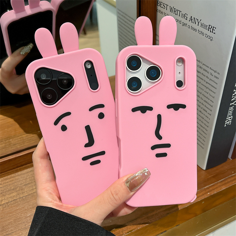 Casing HP Kelinci Emoji Kartun - Phone Cases Quirky ulasan dan harga