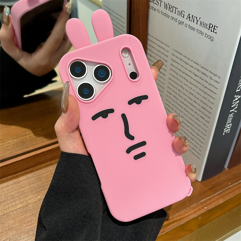 Casing HP Kelinci Emoji Kartun - Phone Cases Quirky ulasan dan harga
