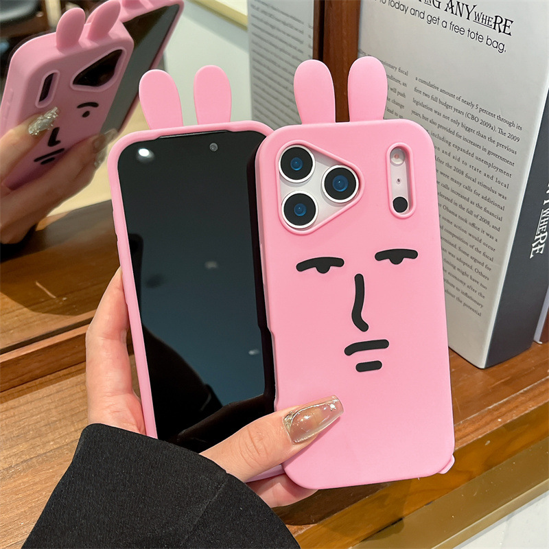 Casing HP Kelinci Emoji Kartun - Phone Cases Quirky ulasan dan harga