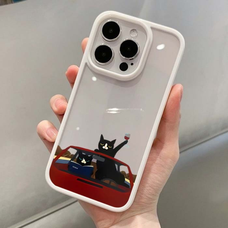 Casing HP Transparan Motif Kuc - Phone Cases Quirky ulasan dan harga