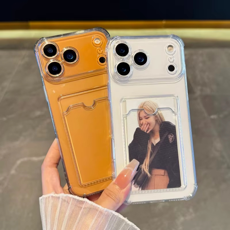 Casing Transparan dengan Slot  - Phone Cases That Hold Cards ulasan dan harga
