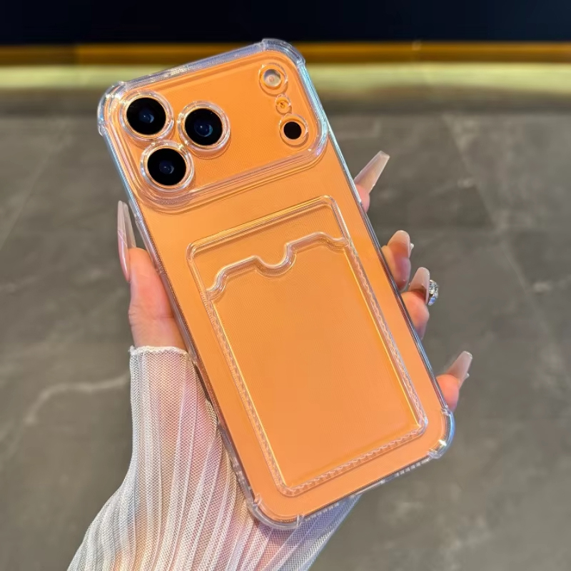 Casing Transparan dengan Slot  - Phone Cases That Hold Cards ulasan dan harga