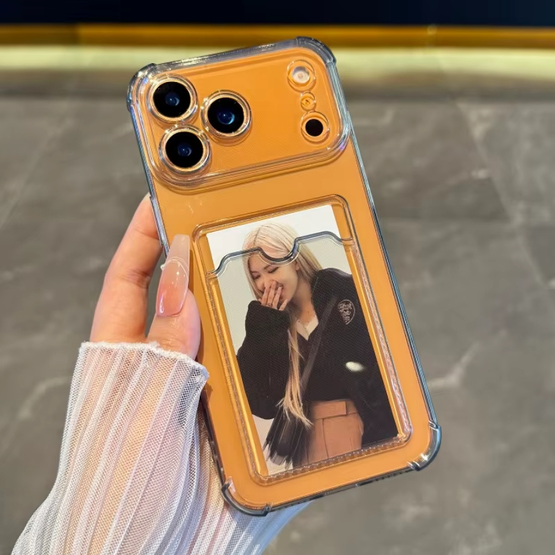 Casing Transparan dengan Slot  - Phone Cases That Hold Cards ulasan dan harga
