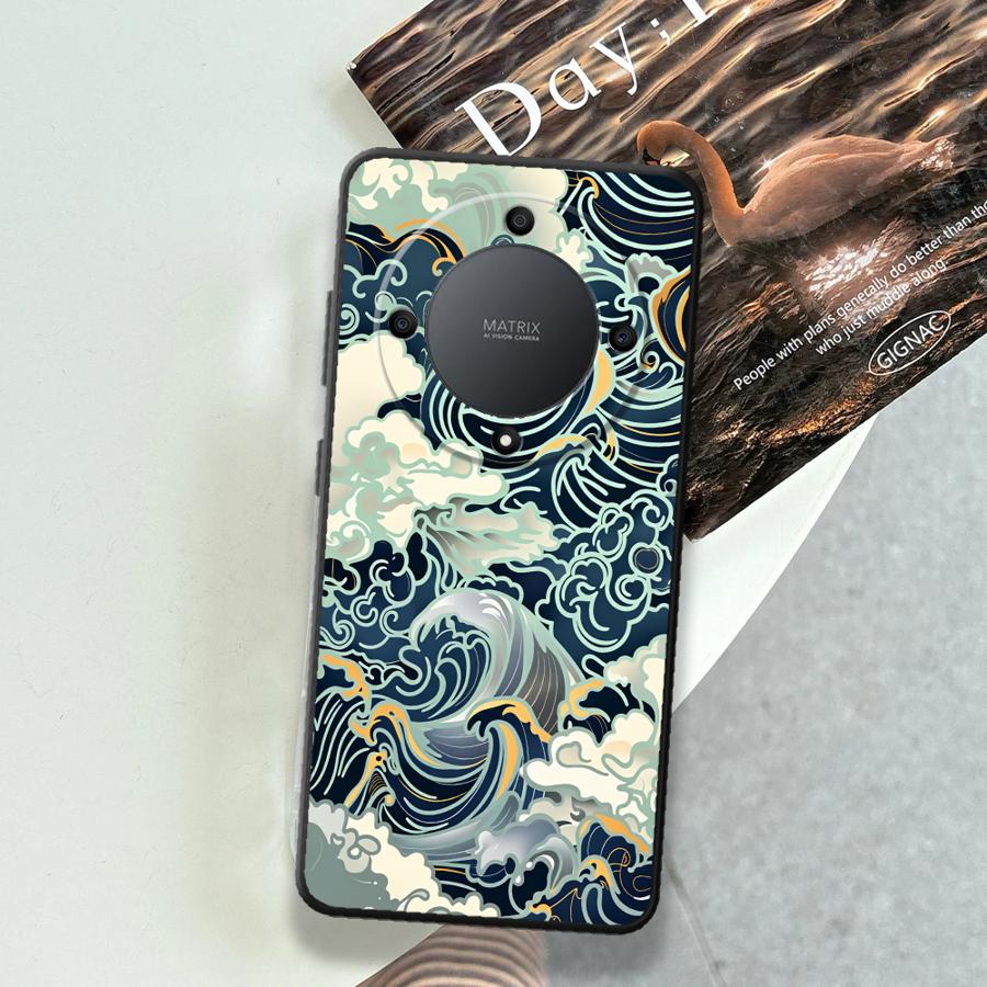 Casing Penutup Ponsel Wave Art - Phone Cases Honor ulasan dan harga