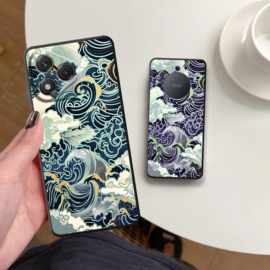 Casing Penutup Ponsel Wave Art - Phone Cases Honor ulasan dan harga