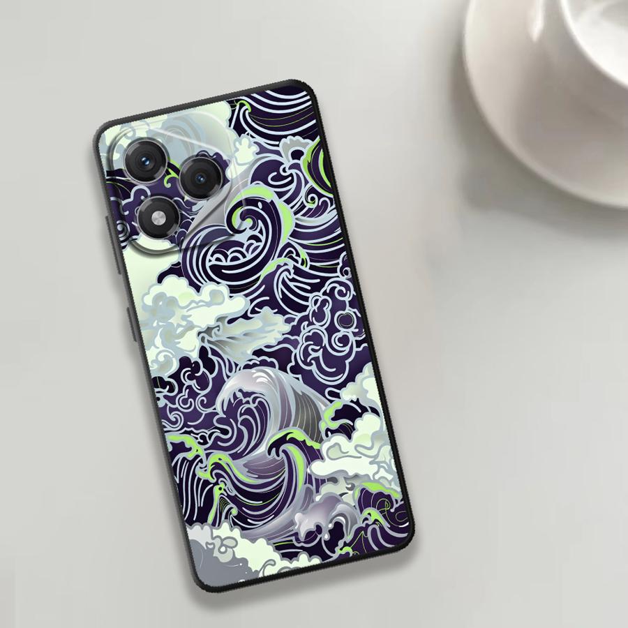 Casing Penutup Ponsel Wave Art - Phone Cases Honor ulasan dan harga