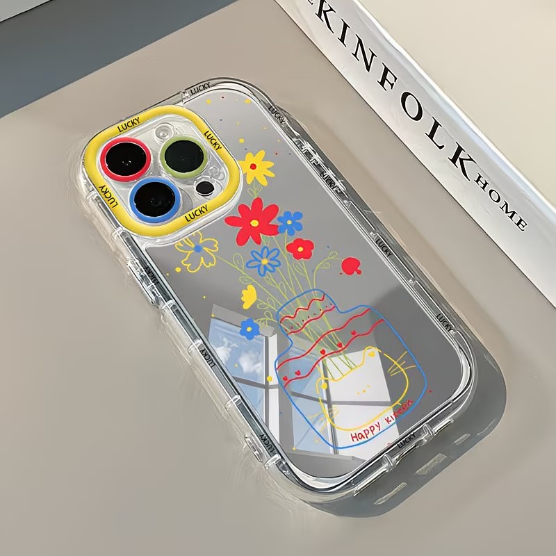 Casing Ponsel Cermin Desain Va - Phone Cases Like Loopy ulasan dan harga