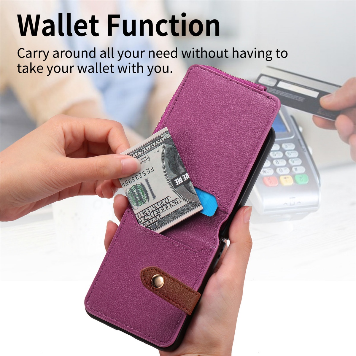 Casing Ponsel Tempat Kartu Mew - Phone Cases That Hold Cards ulasan dan harga