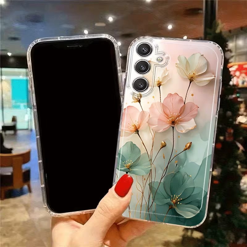 Casing Ponsel Bening Anti Seli - Phone Cases Samsung S25 ulasan dan harga