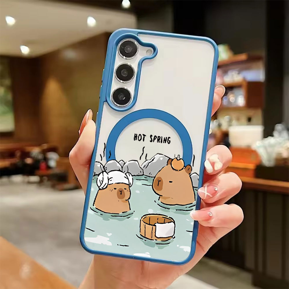 Casing Ponsel Magnetik Transpa - Phone Cases For Samsung ulasan dan harga