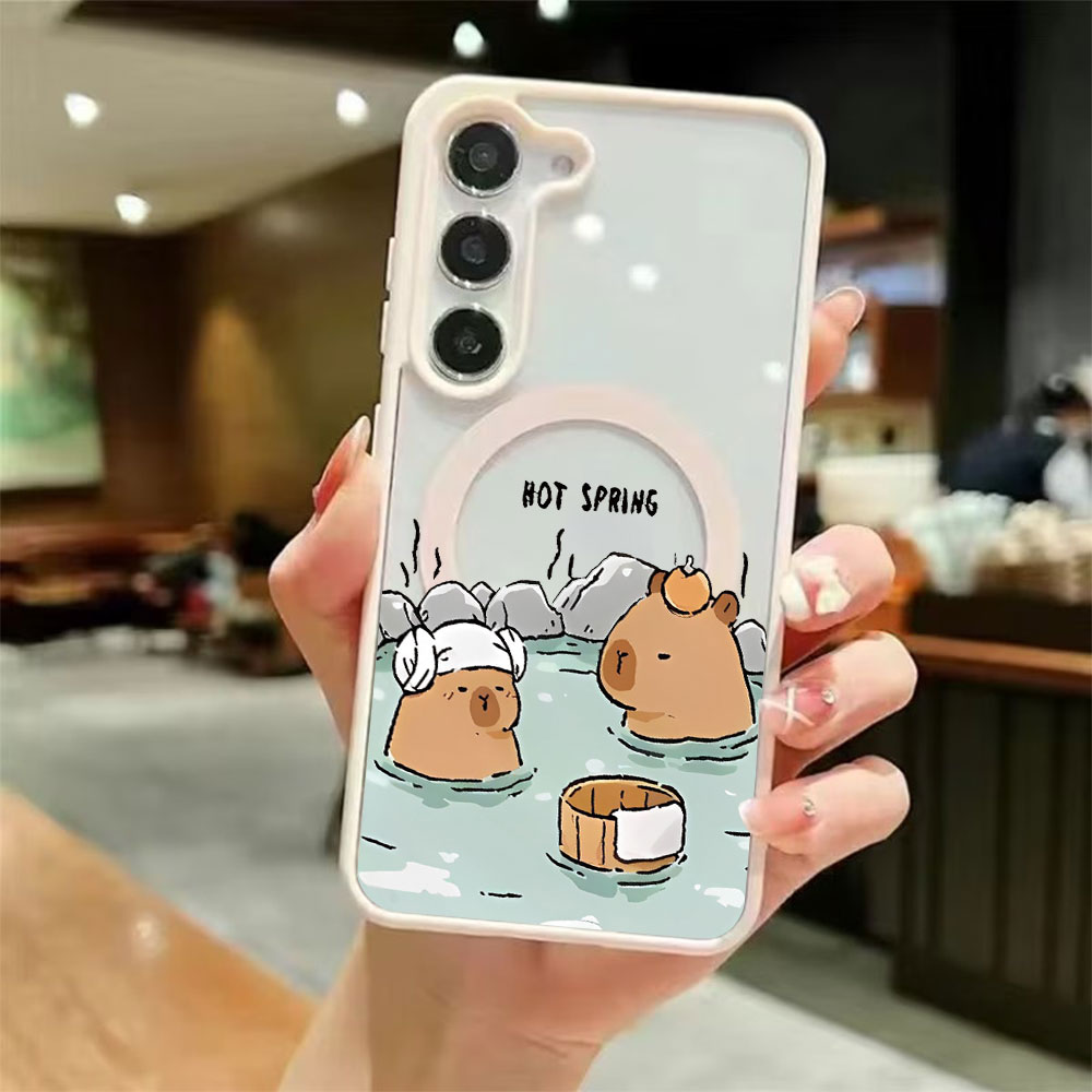 Casing Ponsel Magnetik Transpa - Phone Cases For Samsung ulasan dan harga