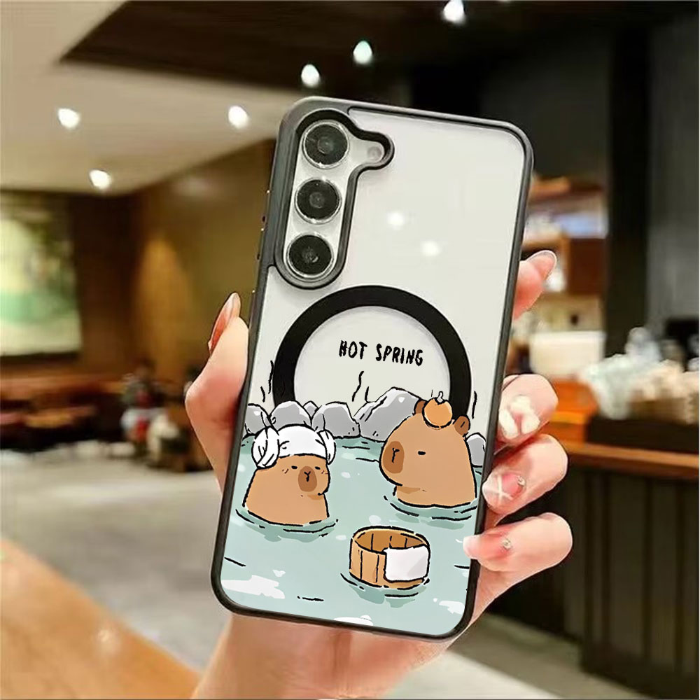 Casing Ponsel Magnetik Transpa - Phone Cases For Samsung ulasan dan harga